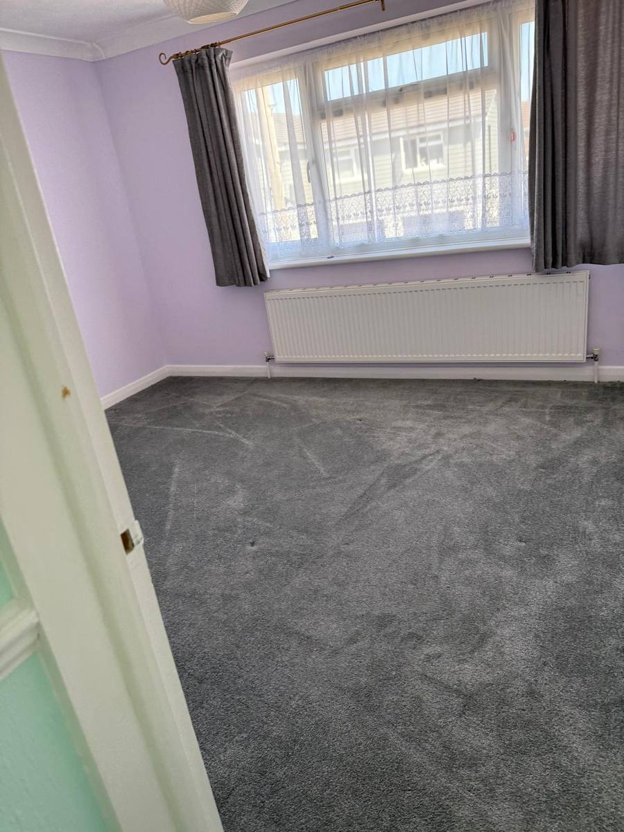 Cleared bedroom after clearance