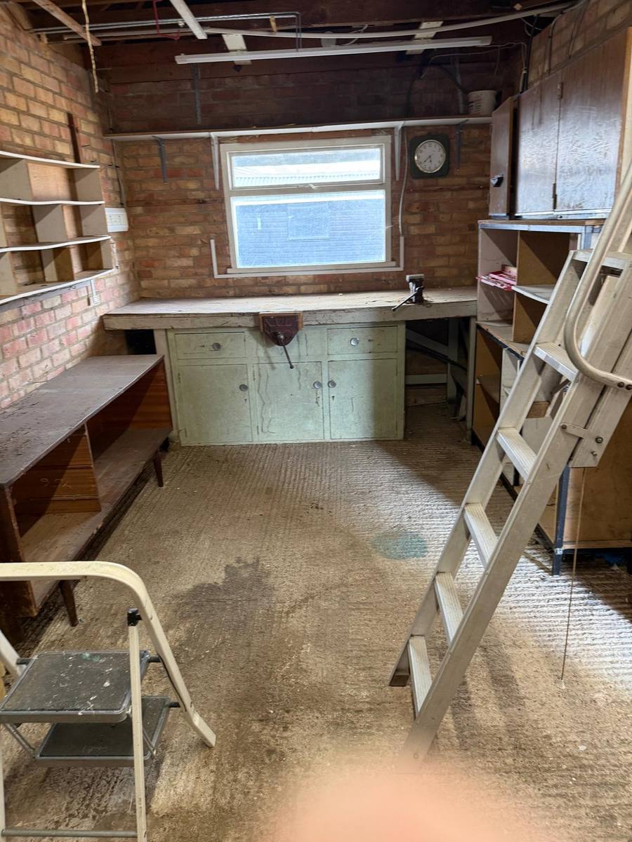 Cleared store room after clearance